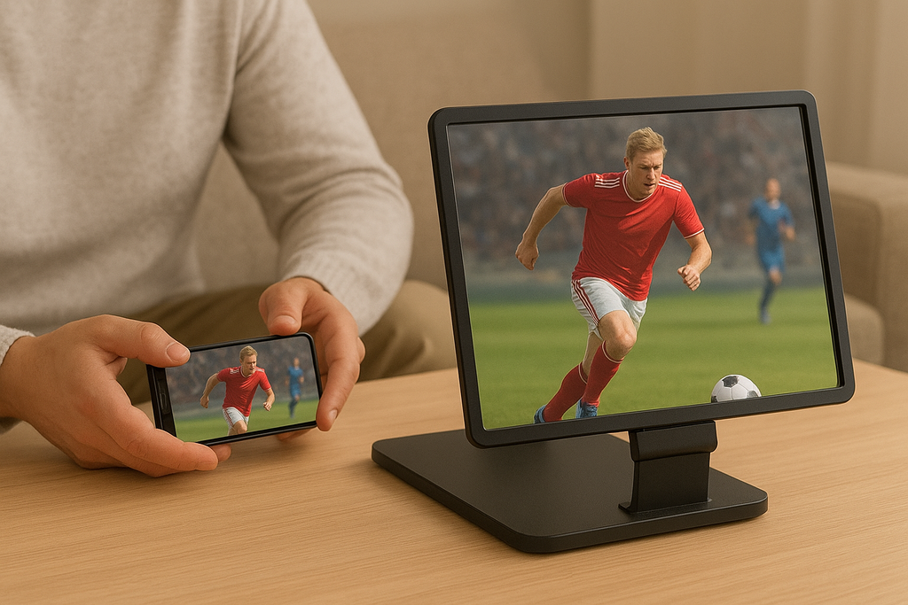 مكبر شاشة الهاتف