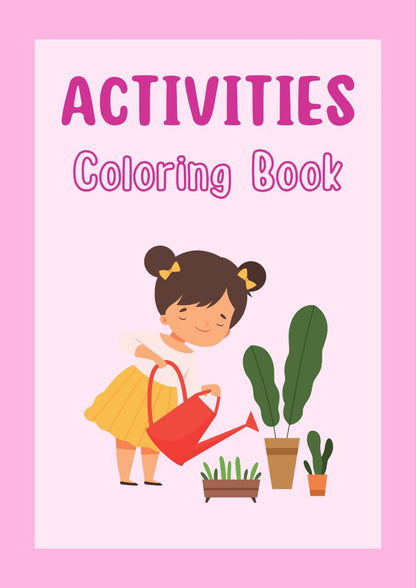 Fun & Games Coloring Book