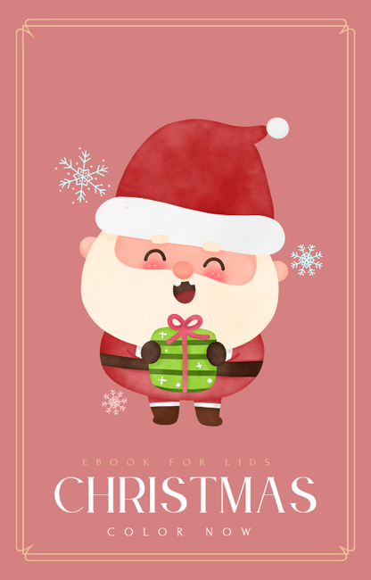 Christmas coloring ebook