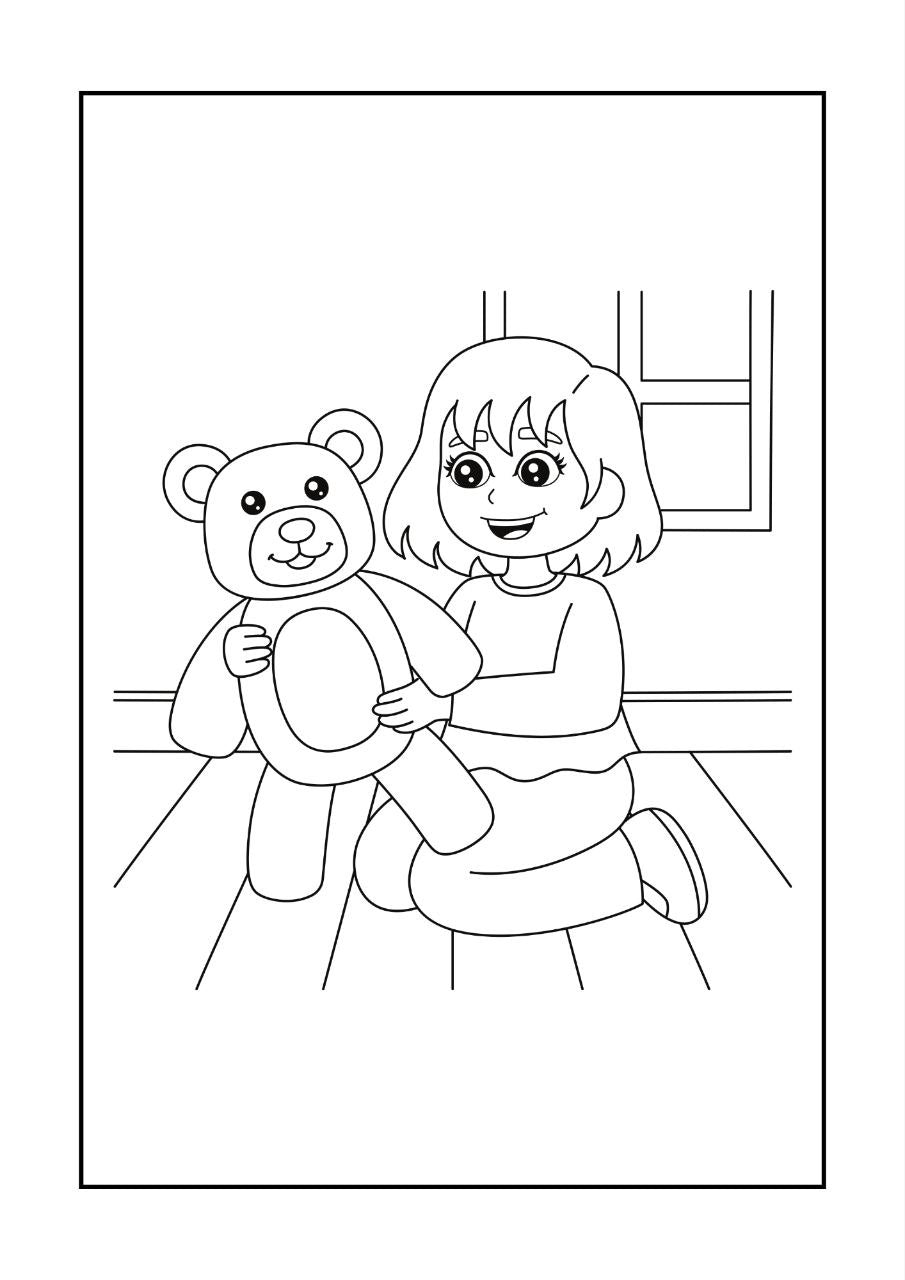 Fun & Games Coloring Book