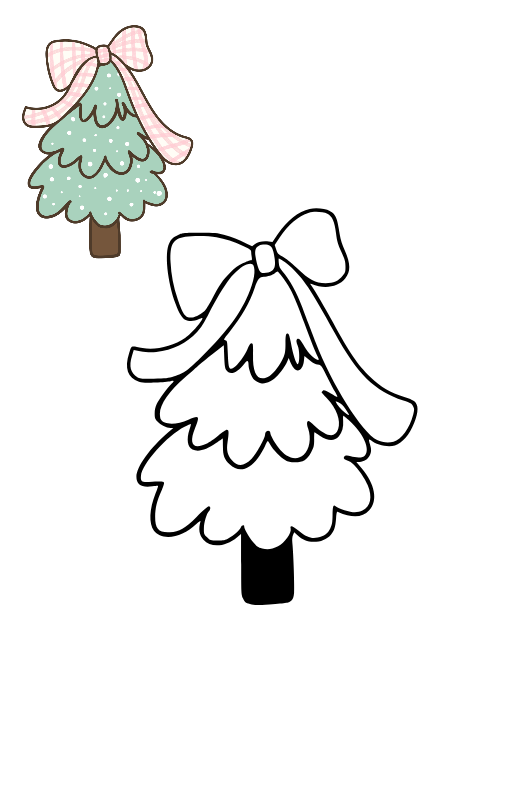 Christmas coloring ebook